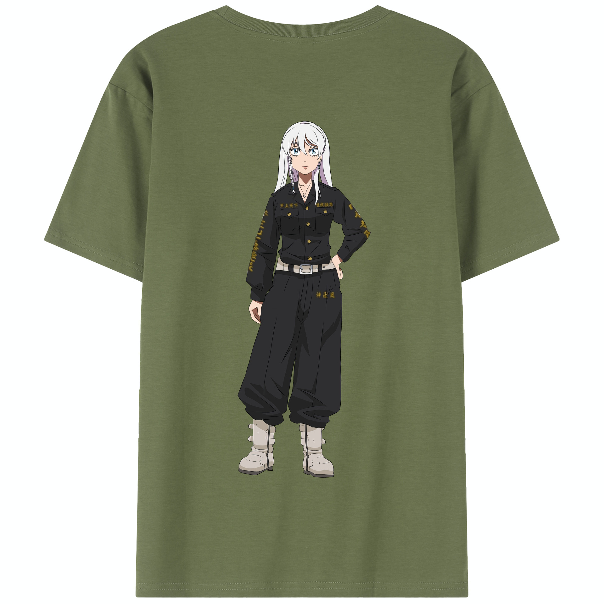 （画像用） 東京リベンジャーズ Tokyo Revengers 綿100％半袖Tシャツ（背面プリント）